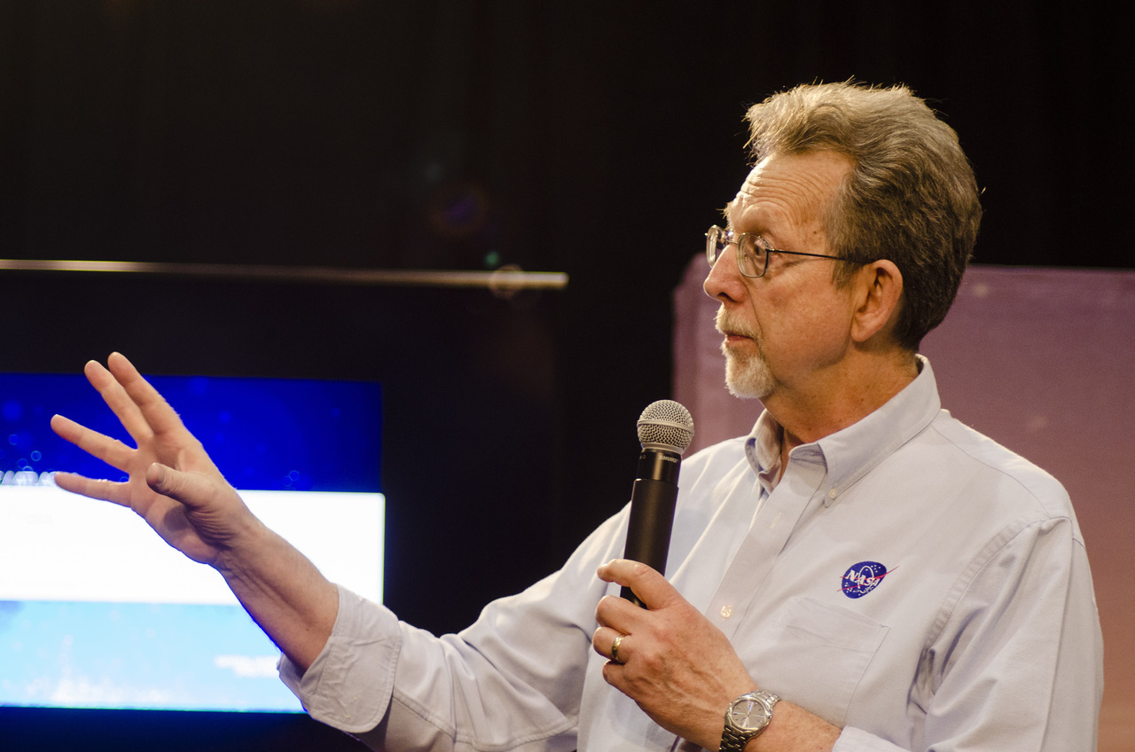 NASA Chief Scientist Jim Green discussing an overview of the InSight mission and the years leading up to launch