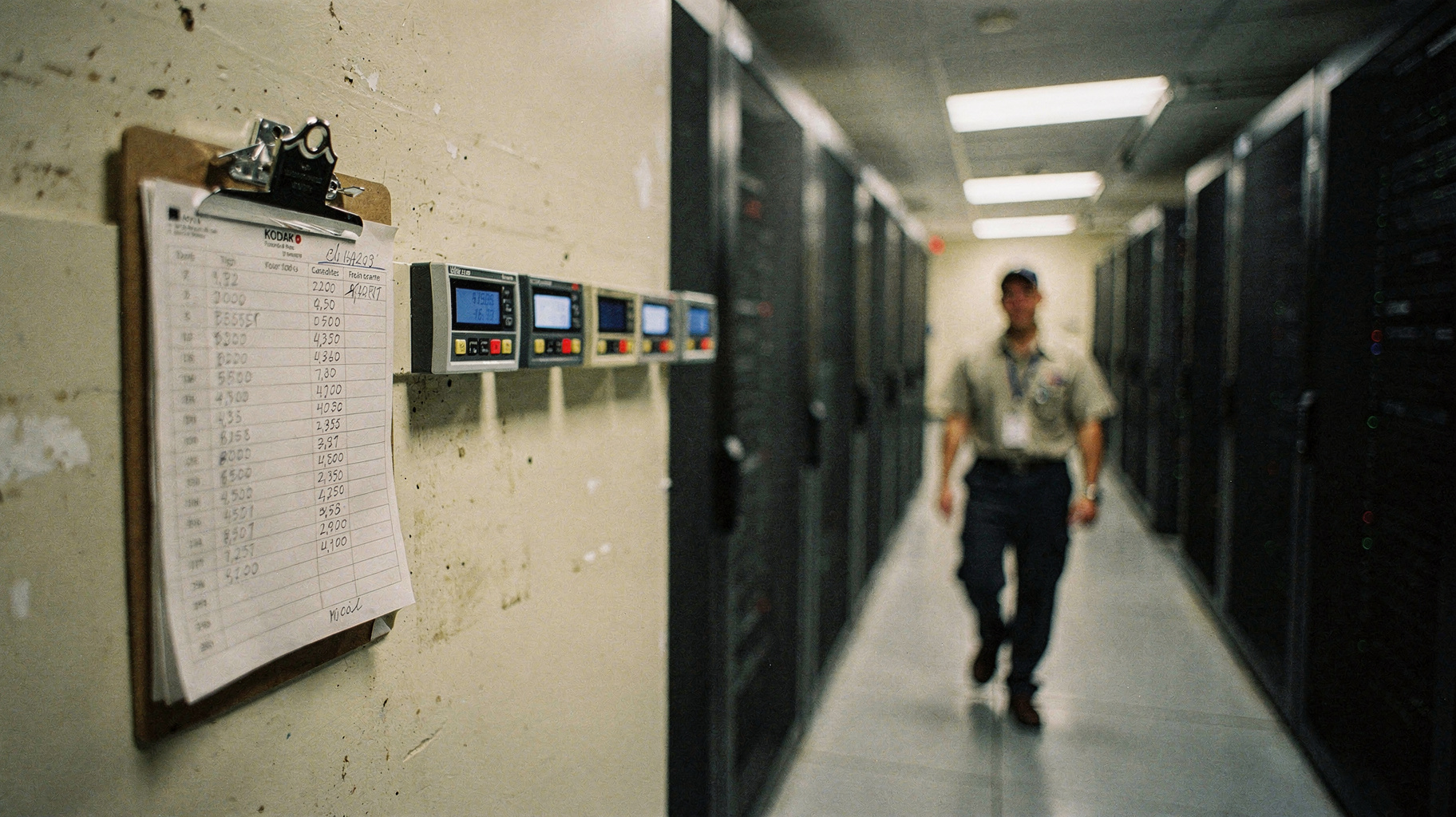 Two abstract bars showing cost efficiency over raw power
